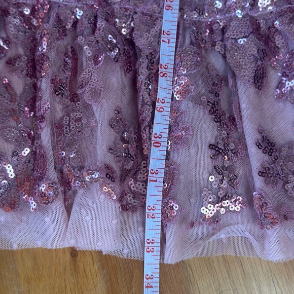 NEW NBD x Revolve Pink Sequin Sweet Dreams Mini Dress Plunging Deep V-Neck XXS - Picture 6 of 11